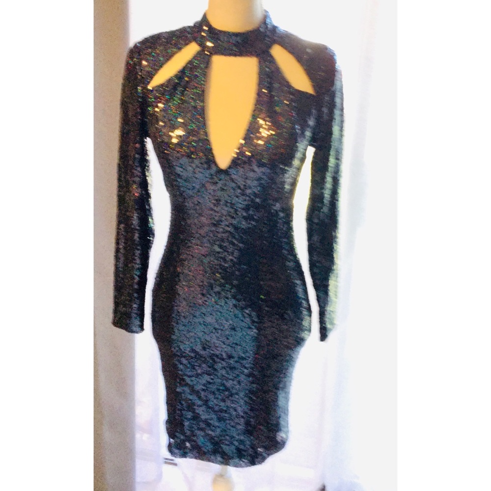 Stunning Blue sequin dress